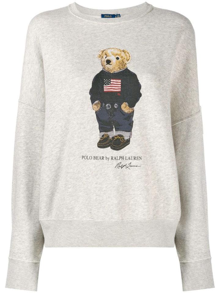 Polo Ralph Lauren Signature Logo Bear Sweatshirt - Grey