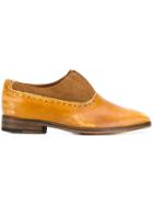 Roseanna Contrast Panel Slip-on Shoes - Neutrals