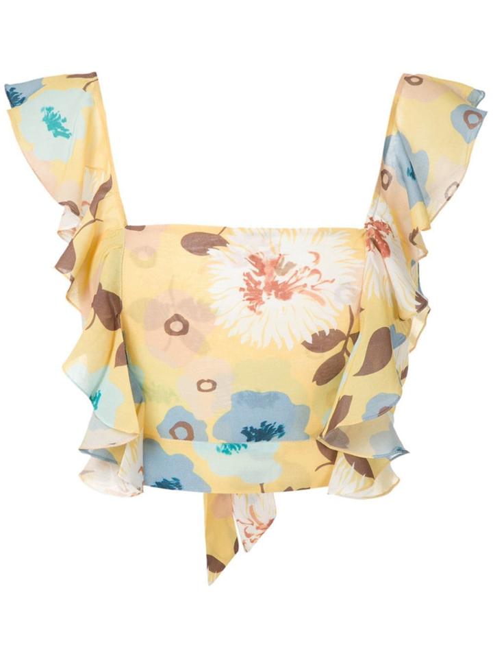 Clube Bossa Floral Lubba Top - Yellow