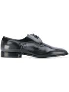 Maison Margiela Distressed Detail Derby Shoes - Black