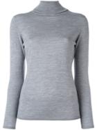 Allude Turtleneck Sweater, Women's, Size: Small, Grey, Virgin Wool