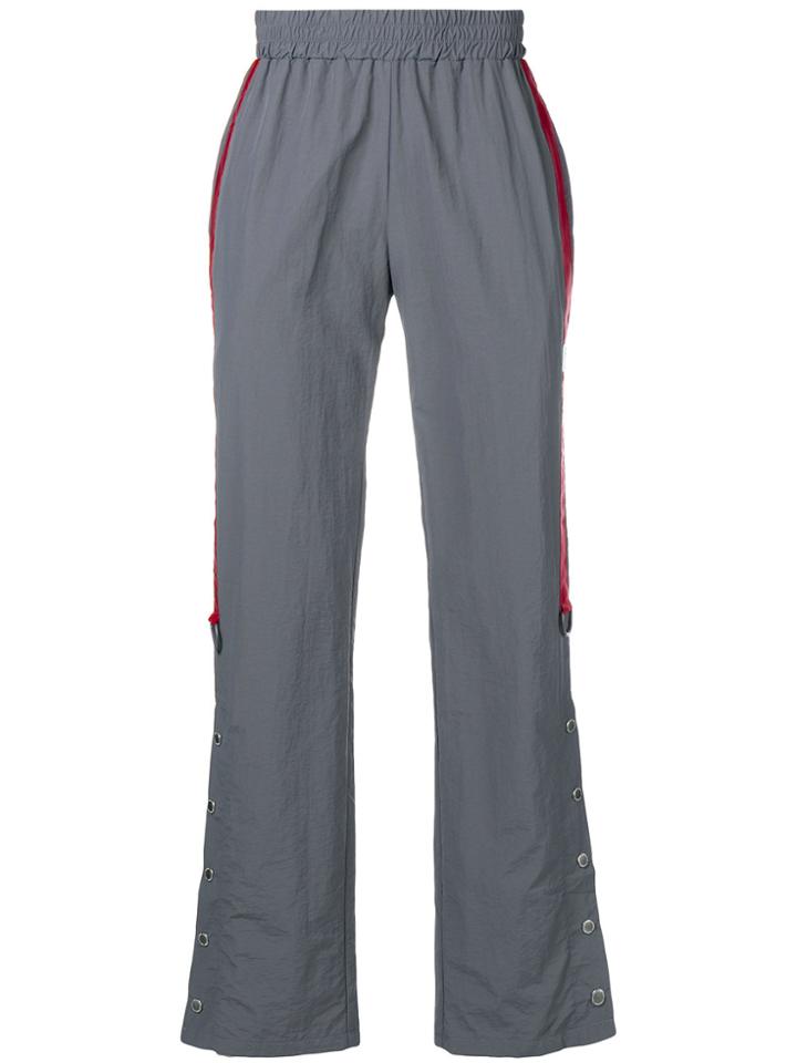 C2h4 Stripe Detail Trousers - Grey