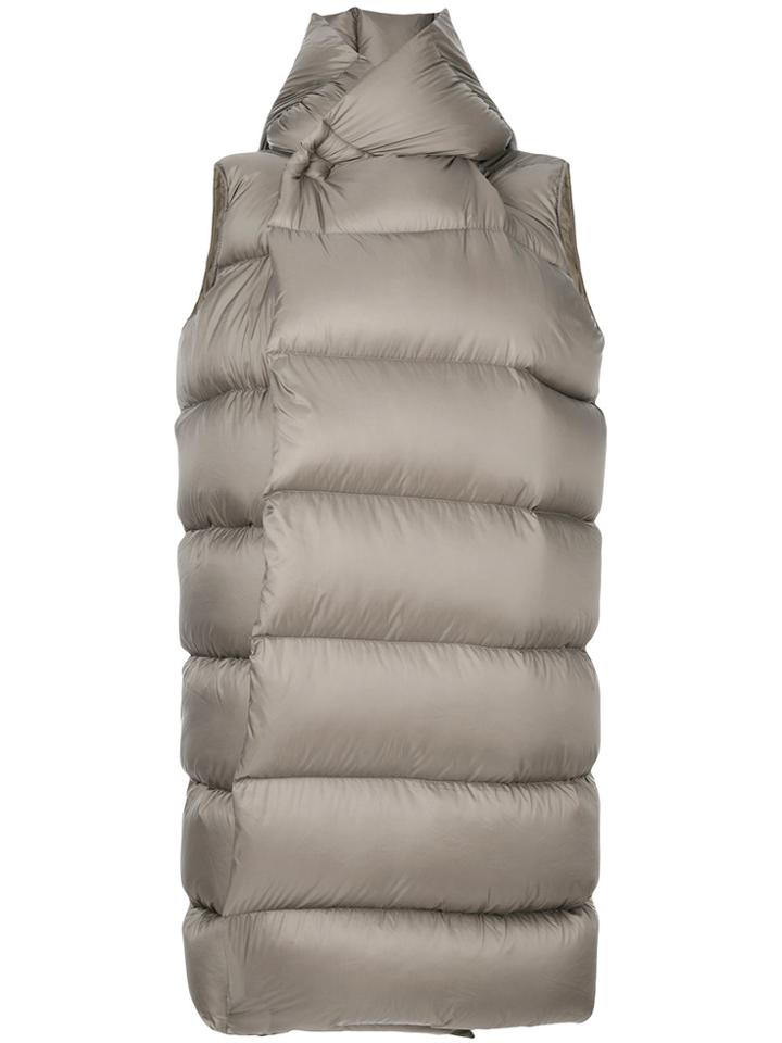 Rick Owens Liner Padded Coat - Grey