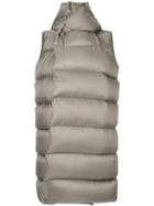 Rick Owens Liner Padded Coat - Grey
