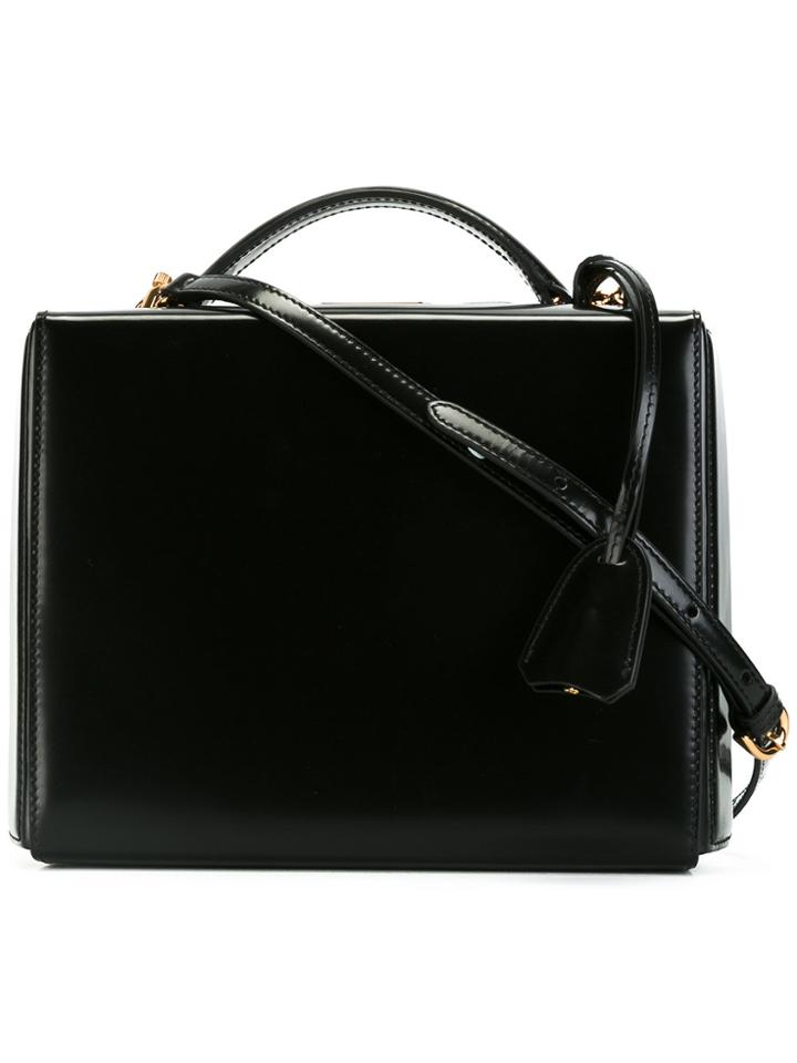 Mark Cross Classic Box Shoulder Bag - Black