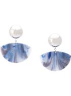 Rachel Comey Maxi Clip-on Earrings - Blue