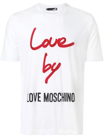 Love Moschino Love By T-shirt - White
