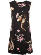 Moschino Burned Effect Floral Dress