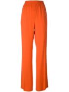 3.1 Phillip Lim Flared Trousers, Women's, Size: 2, Yellow/orange, Viscose/spandex/elastane