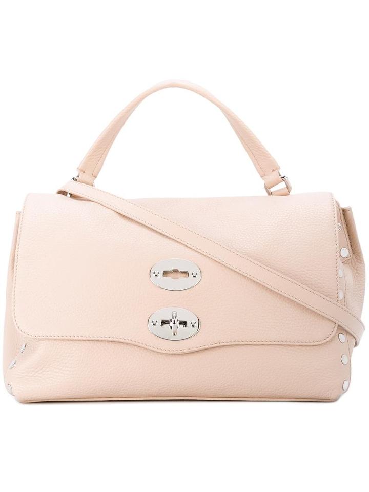 Zanellato 'postina' Shoulder Bag, Women's, Nude/neutrals, Calf Leather