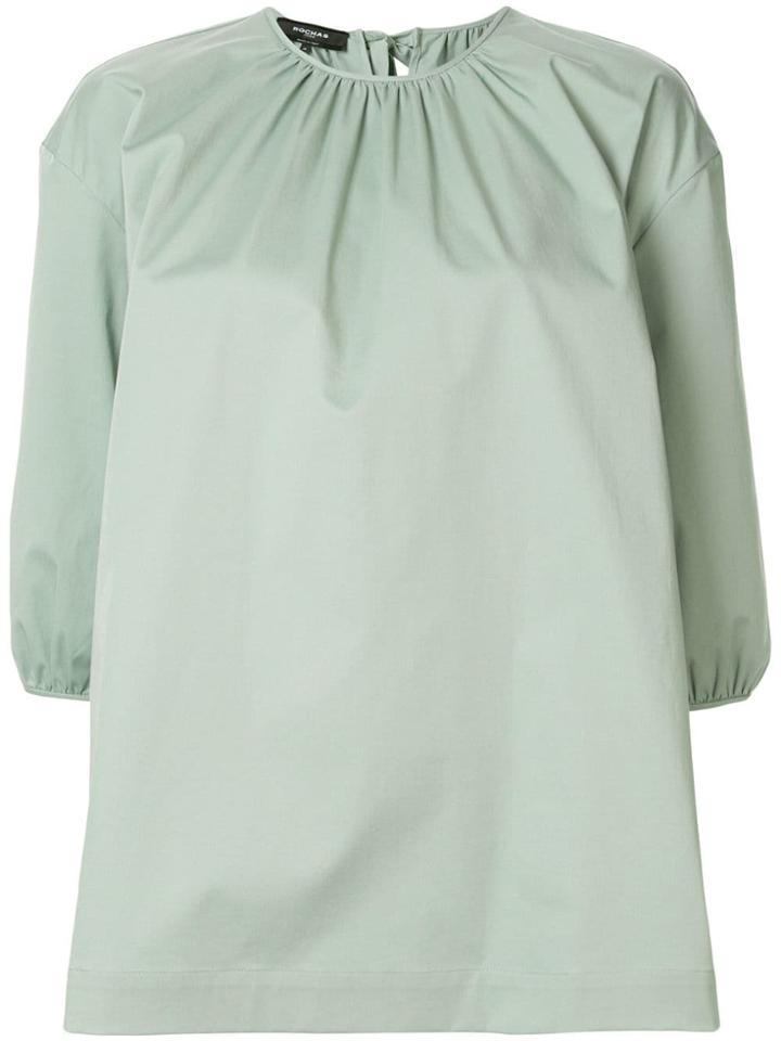 Rochas Billowing Top - Green