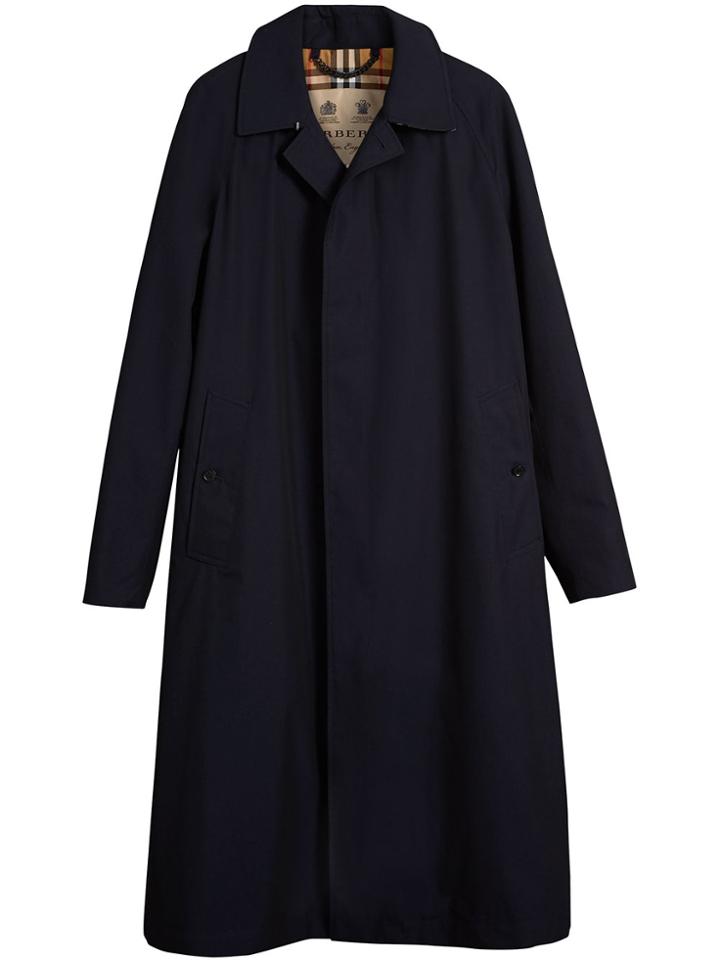 Burberry The Brighton Car Coat - Blue