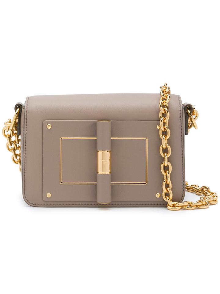 Tom Ford Mini Natalia Shoulder Bag - Grey