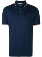 Polo Ralph Lauren Striped Tipped Polo Shirt - Blue