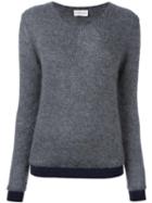 Moncler Knitted Sweater, Women's, Size: Small, Grey, Mohair/polyamide/wool