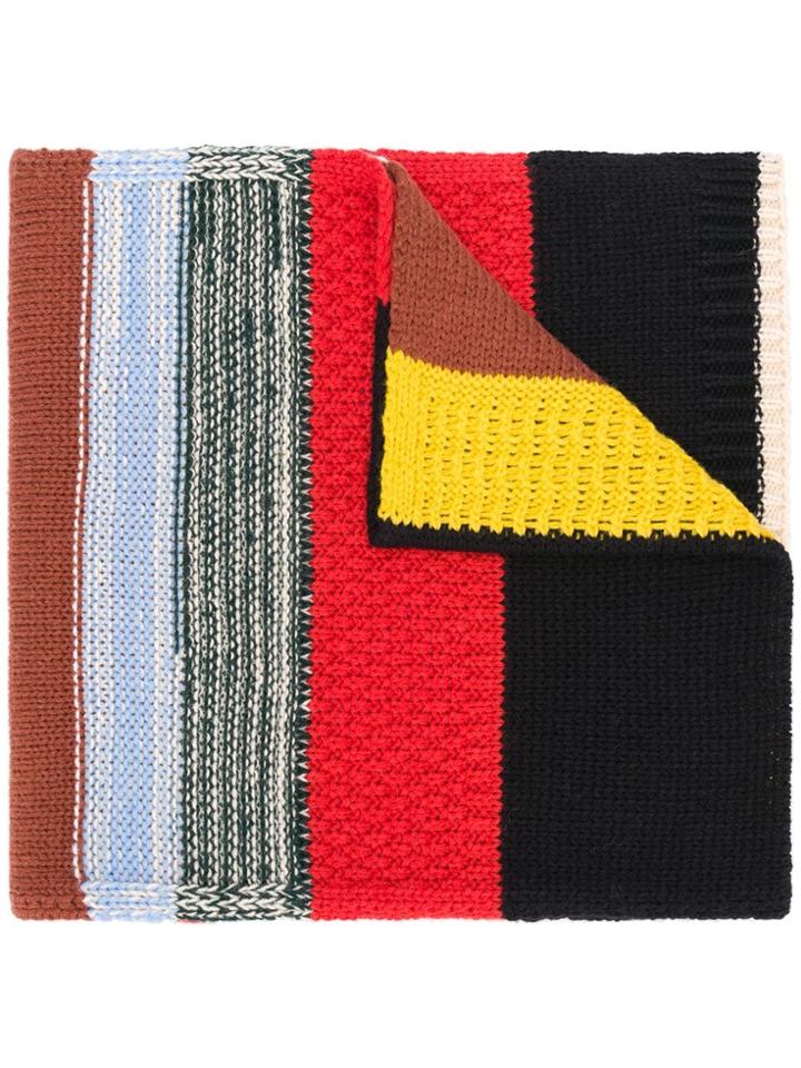 Essentiel Antwerp Tacet Ribbed-knit Scarf - Black
