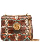 Chloé Stitch Detail Shoulder Bag, Women's, Brown, Leather/suede