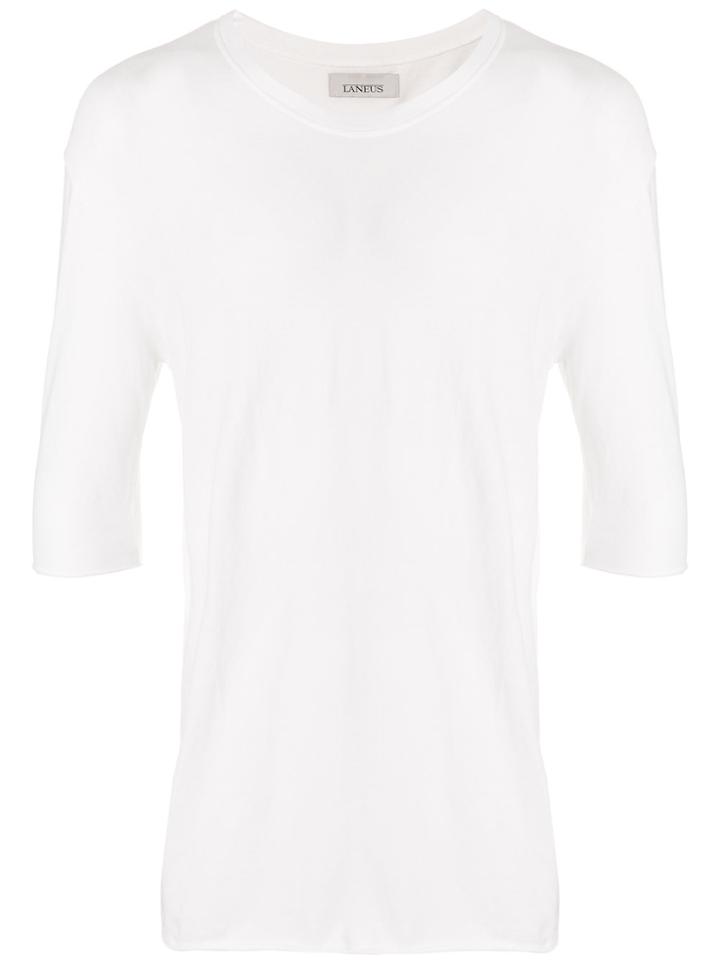 Laneus 3/4 Sleeve T-shirt - White