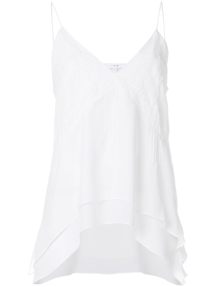 Iro Lace Trim Babydoll Camisole - White