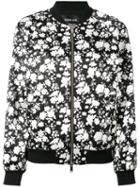Golden Goose Deluxe Brand - Floral Print Bomber Jacket - Women - Cotton/viscose - M, Black, Cotton/viscose