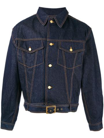 Jean Paul Gaultier Vintage Junior Denim Jacket, Men's, Size: 50, Blue