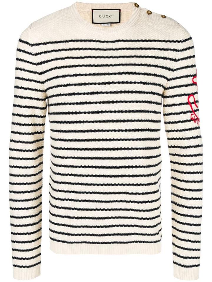 Gucci Striped Sweater - Neutrals