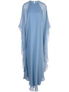 Michelle Mason Flutter Gown - Blue