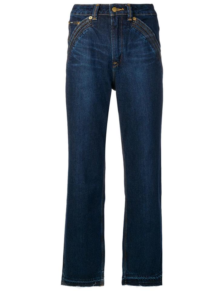 Self-portrait Flared Jeans - Blue