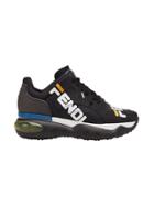 Fendi Fendi X Fila Platform Sneakers - Black