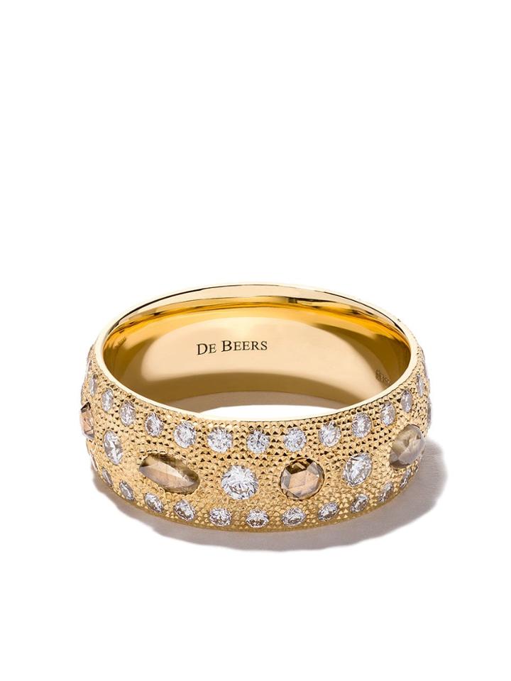 De Beers 18kt Yellow Gold Talisman Diamond Band