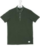Dondup Kids Short Sleeve Polo Shirt - Green