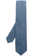 Barba Floral Pattern Tie - Blue