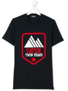 Dsquared2 Kids Teen Twin Peaks Print T-shirt - Blue