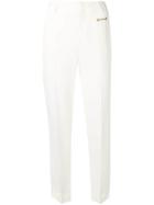 Gucci Vintage Cropped Slim-fit Trousers - White