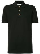 Givenchy Buttoned Polo Shirt, Men's, Size: Small, Black, Cotton