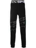 Plein Sport Logo Track Trousers - Black