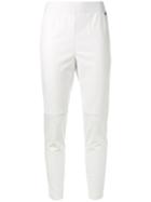 Twin-set - Fitted Trousers - Women - Viscose/polyurethane Resin - L, Women's, White, Viscose/polyurethane Resin
