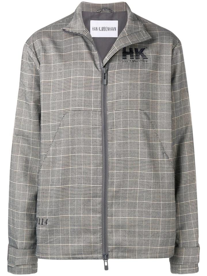 Han Kj0benhavn Check Jacket - Grey