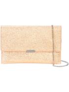 Loeffler Randall Crackled Effect Envelope Clutch - Metallic