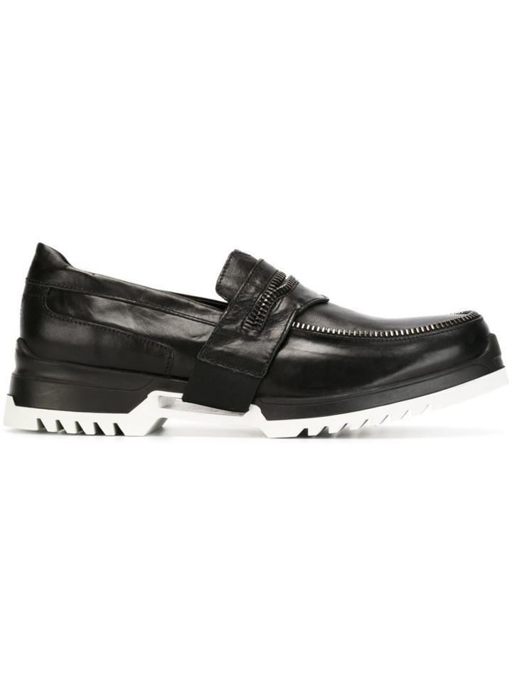 Diesel Zip Trim Loafers