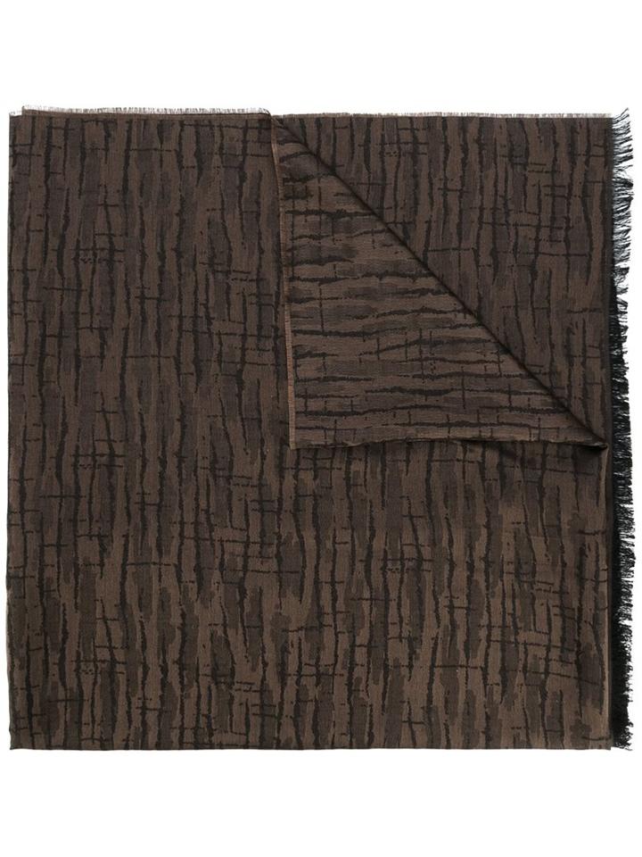 Lanvin Etched Pattern Scarf