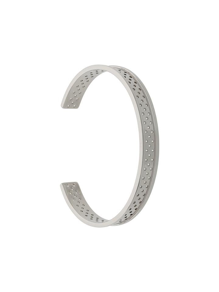 Northskull Perforated Cuff - Metallic