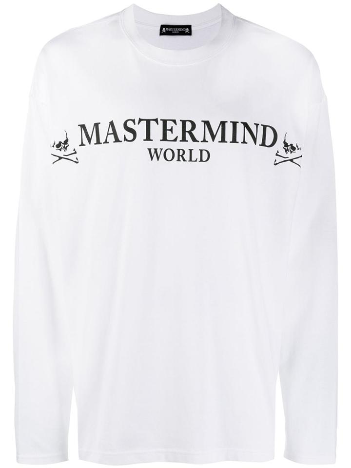 Mastermind World Printed Logo Sweatshirt - White