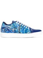 Etro Abstract Print Sneakers - Blue