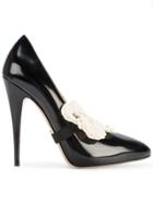 Gucci Removable Bow Pumps - Black