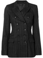 Isabel Marant Fitted Double Breasted Blazer - Black