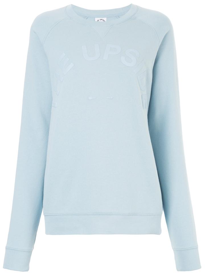 The Upside Sweatshirt With Logo - Blue
