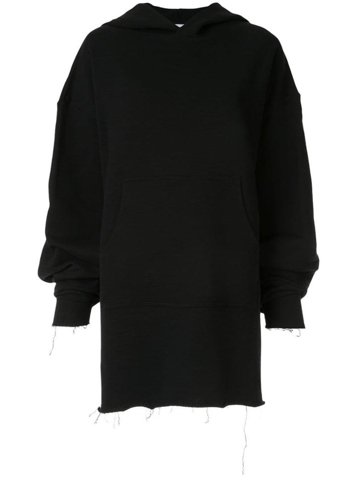 Dondup Oversized Hooded Sweatshirt - Black