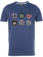 Ps By Paul Smith Multi Print T-shirt, Men's, Size: Small, Blue, Cotton