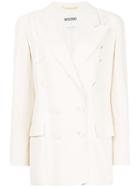 Moschino Pre-owned Double-breasted Blazer - Neutrals